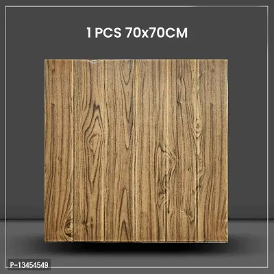 FOKRIM 3D Wall Panels for Interior Wall Decor Wooden Wallpaper for Home and Office (70x70 cm) (1)