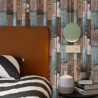 FOKRIM Wooden Wallpaper for Walls (45x500cm)(Length 5-Meter) Sticker Wallpaper Peel and Stick Removable Self Adhesive Waterproof Wallpaper-thumb2