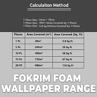 FOKRIM 3D Wall Panels for Interior Wall Decor Wooden Wallpaper for Home and Office (70x70 cm) (1)-thumb3