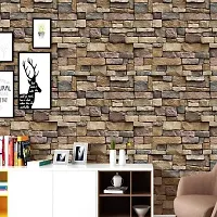 FOKRIM Wallpaper for Walls Sticker Wallpaper (60x200cm (13sq ft) Brown Marble Sticker Wallpaper self Adhesive Waterproof Wallpaper (Brown Marble)-thumb2