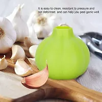 FOKRIM Silicone Magic Garlic Peeler Rubber (Pack of - 2 pcs)-thumb1
