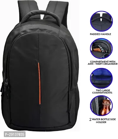 Stylish Black 15.6 Inch Laptop Backpack-thumb4