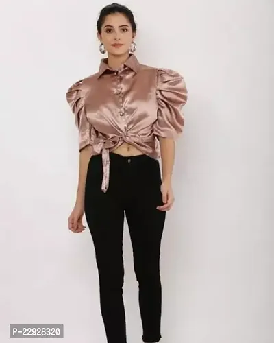 Elegant Satin Top For Women