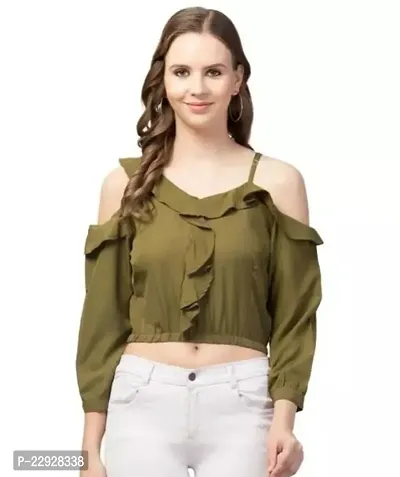 Elegant Polyester Top For Women-thumb0