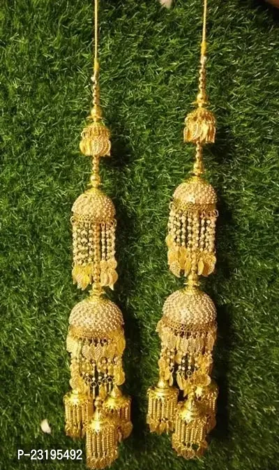 Stylish Fancy Designer Brass Jhumkas For Women-thumb0