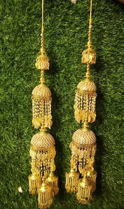 Stylish Fancy Designer Brass Jhumkas For Women