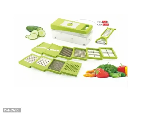Cutter - 12 in 1 Multi-Cutter Slicer Peeler, Dicing Fruit, Vegetable Storage Container-thumb0