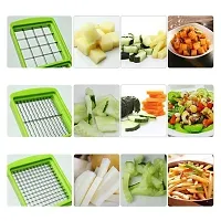 Cutter - 12 in 1 Multi-Cutter Slicer Peeler, Dicing Fruit, Vegetable Storage Container-thumb1