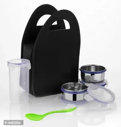 4 Containers Lunch Box with Bag-thumb0