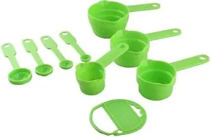 8 pieces Measuring Cup and Spoon Set (Green Color)-thumb1