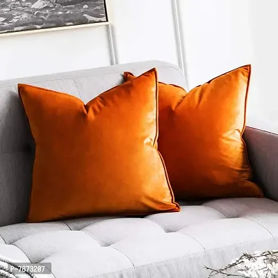 Khooti Decorative C2 Velvet Cushion Cover (Pack of 4)