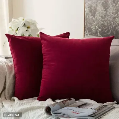 Khooti Velvet Cushion Cover (Pack of 3)