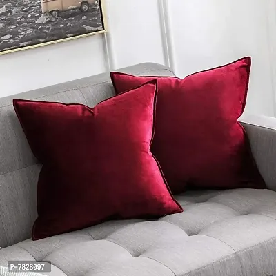 Khooti Decorative C2 Velvet Cushion Cover (Pack of 4)