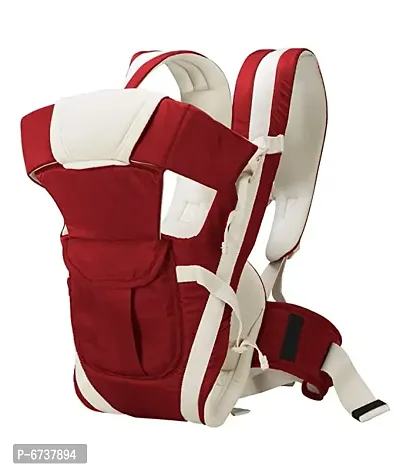 Baby Carry Bags for 0 to 2 Years | Baby Carrier with Safety Belt | Baby Carrier, Carry Bag | Baby - 4 in 1 Bag - Maroon-thumb0