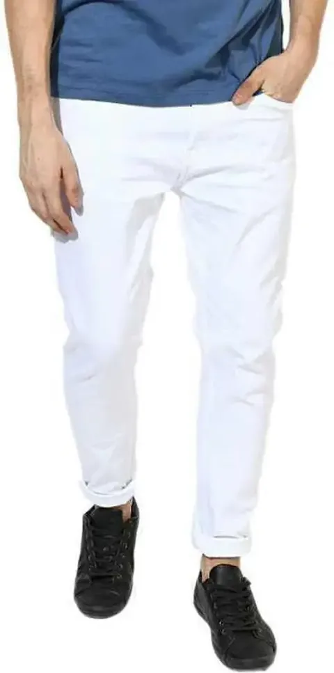 Stylish Mid-Rise Jeans For Men