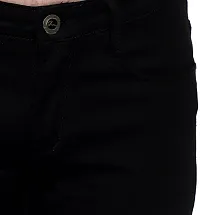 Stylish Black Denim Mid-Rise Jeans For Men-thumb3