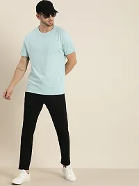 Stylish Black Cotton Mid-Rise Jeans For Men-thumb4