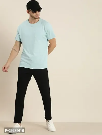 Stylish Black Cotton Mid-Rise Jeans For Men-thumb5