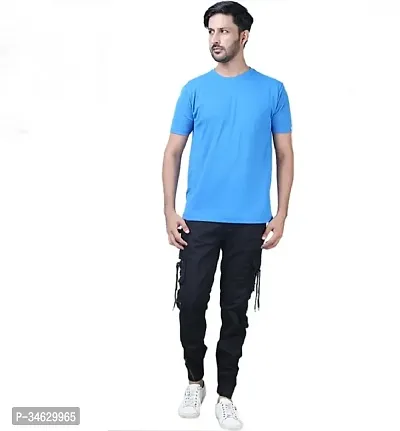 Elegant Cotton Solid Cargos For Men-thumb4