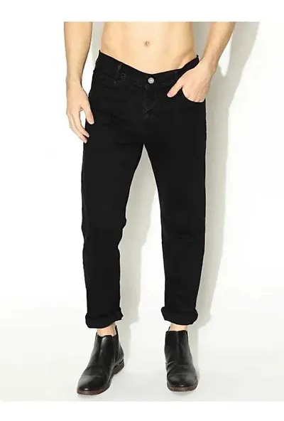 Stylish Blend Mid-Rise Jeans For Men