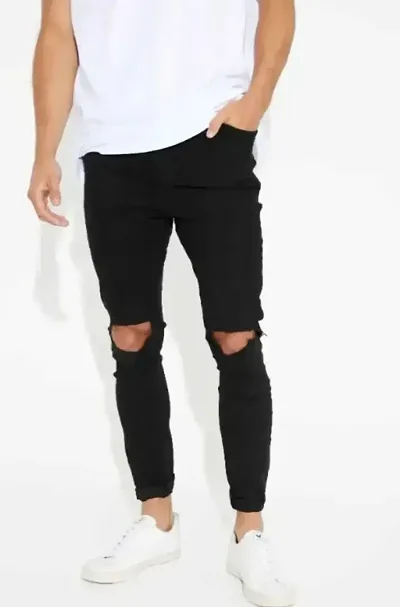 Men Slim Mid Rise Jeans