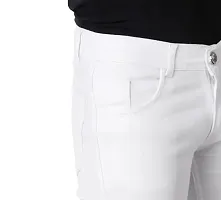 MEN PLAIN WHITE JEANS-thumb3