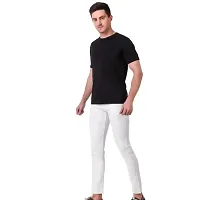 MEN PLAIN WHITE JEANS-thumb4