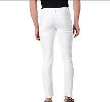 MEN PLAIN WHITE JEANS-thumb1