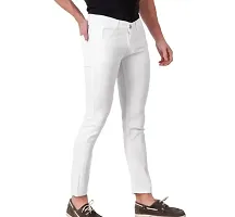 MEN PLAIN WHITE JEANS-thumb2