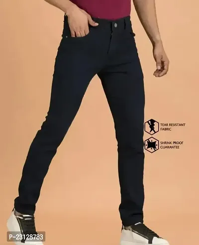 Trendy Cotton Blend Jeans For Men-thumb2