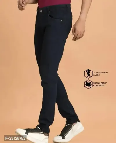 Trendy Cotton Blend Jeans For Men-thumb3