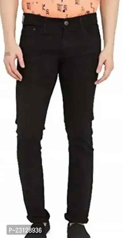 Trendy Cotton Blend Jeans For Men