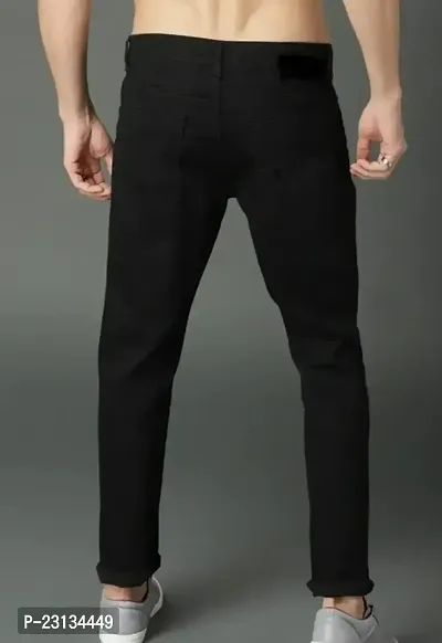 Trendy Cotton Blend Jeans For Men-thumb3