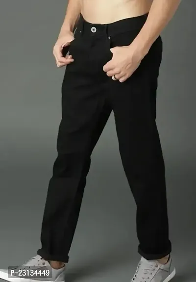 Trendy Cotton Blend Jeans For Men-thumb4