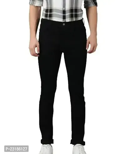 Trendy Cotton Blend Jeans For Men-thumb0