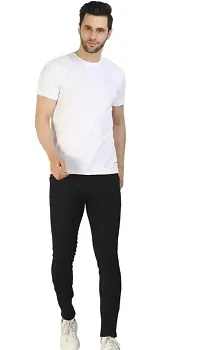 MEN PLAIN BLACK JEANS-thumb2