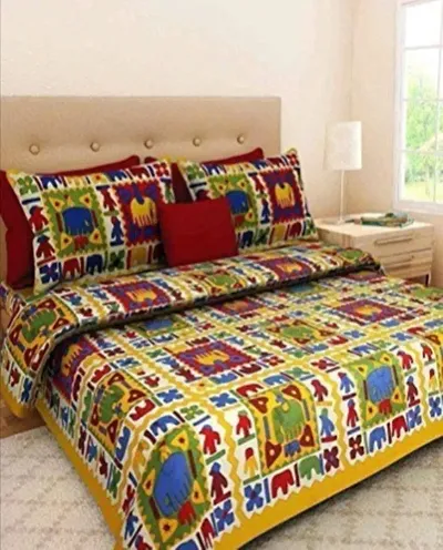 Cotton Queen Size Bedsheets 90*100 Inch Vol 4