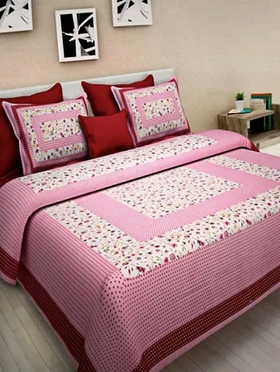 Cotton Queen Size Bedsheets 90*100 Inch Vol 4