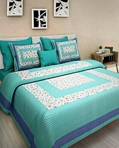 Cotton Queen Size Bedsheet 90*100 Inch