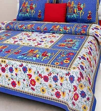Cotton Printed Bedsheet With Two Pillow Covers-thumb2