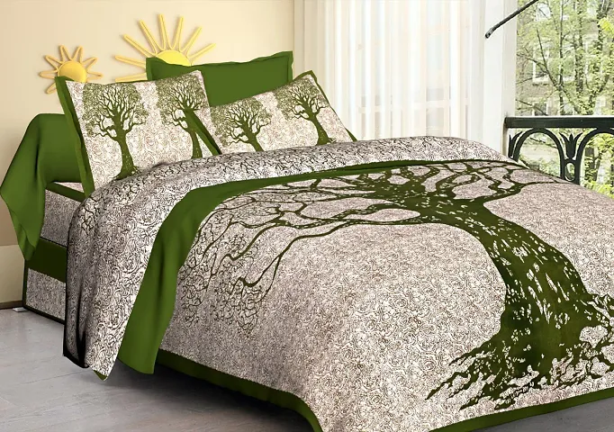 Cotton Printed Double Bedsheets (90*88 Inch) Vol 3