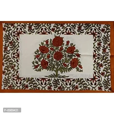 War Trade India Cotton Double Bedsheet Sanganeri Print with 2 Pillow Cover WTI_DNS.585-thumb2