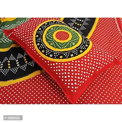 War Trade India Cotton Double Bedsheet Sanganeri Print with 2 Pillow Cover WTI_DNS.724-thumb2