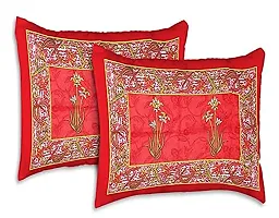 WAR Trade 100% Pure Cotton Rajasthani Tradition Queen Size Double Bedsheets with 2 Pillow Covers (Queen Size Jaipuri Bedspreads)-thumb3