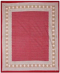 War Trade India Cotton Double Bedsheet Sanganeri Print with 2 Pillow Cover WTI_DNS.429-thumb1