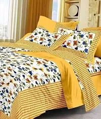 War Trade India Cotton Double Bedsheet Sanganeri Print with 2 Pillow Cover WTI_DNS.480-thumb1