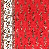 WAR Trade 100% Pure Cotton Rajasthani Tradition Queen Size Double Bedsheets with 2 Pillow Covers (Queen Size Jaipuri Bedspreads)-thumb1