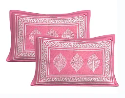 WAR Trade Cotton Double Bedsheet Sanganeri Print with 2 Pillow Cover _WTI_DNS._101-thumb2