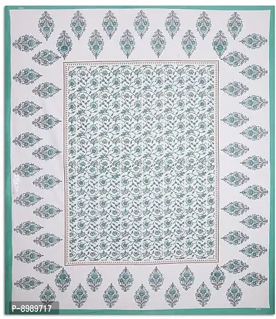War Trade India Cotton Double Bedsheet Sanganeri Print with 2 Pillow Cover WTI_DNS.405-thumb2