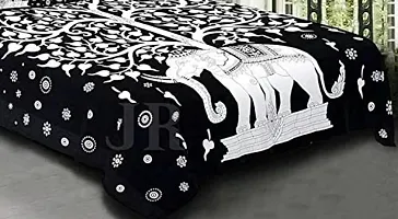 War Trade India Cotton Double Bedsheet Sanganeri Print with 2 Pillow Cover WTI_DNS.04-thumb1